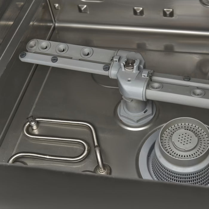 Maxima Undercounter Dishwasher - 40 x 40cm - with Drain, Rinse Aid and Soap Pumps - 230V - SKU 09240030 All Stop Trading