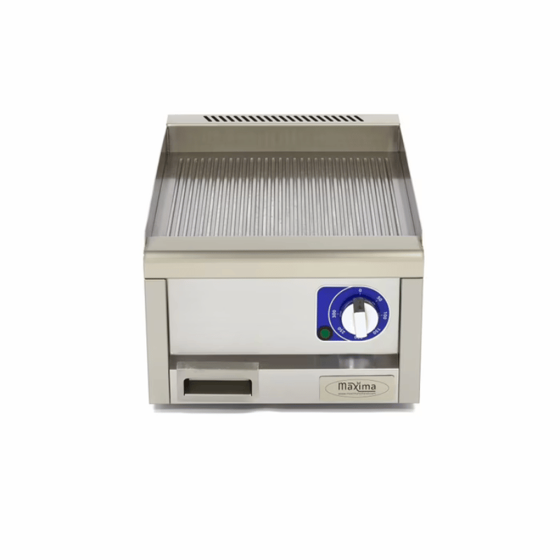 Maxima Commercial Grade Griddle - Grooved - Single Unit - 60cm Deep - Electric - 400V - SKU 09391620 All Stop Trading