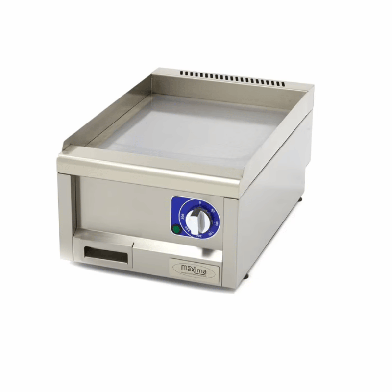 Maxima Commercial Grade Griddle - Smooth - Single Unit - 60cm Deep - Electric - SKU 09391610 All Stop Trading