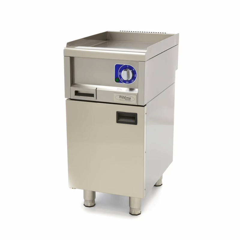 Maxima Commercial Grade Griddle - Smooth - Single Unit - 60cm Deep - Electric - SKU 09391610 All Stop Trading