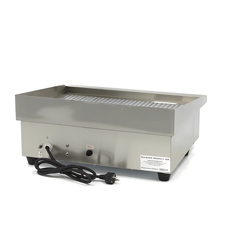 Maxima Griddle - Grooved - 55cm - incl Drip tray - SKU 09300070 All Stop Trading
