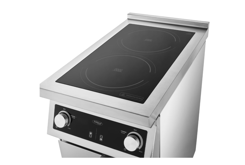 Maxima- Cooker - 2 Burners - Induction - 70cm Deep - with Stand - SKU 09371012 All Stop Trading