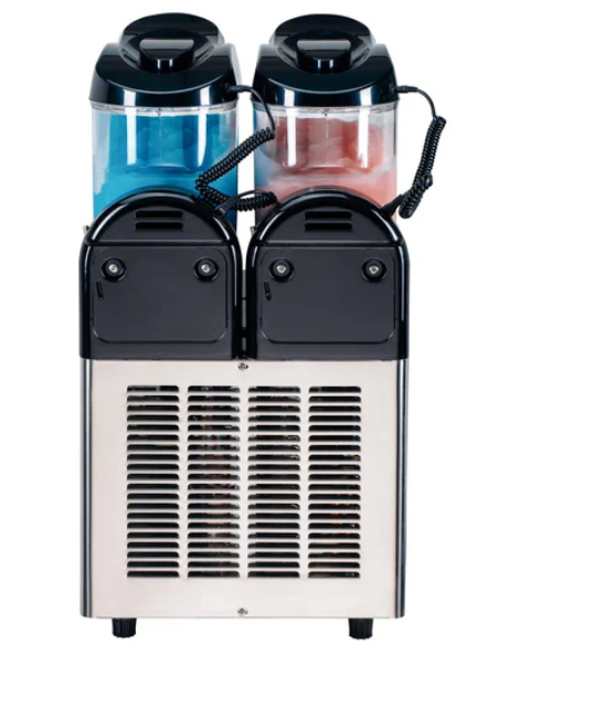 Commercial Slush Machine 2 x 12 Litres (Circular Drip Tray) HA-R12LX2T