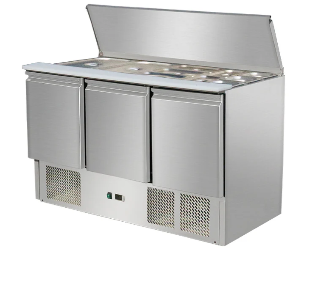 FT-S903 - 3 Door Refrigerated Saladette
