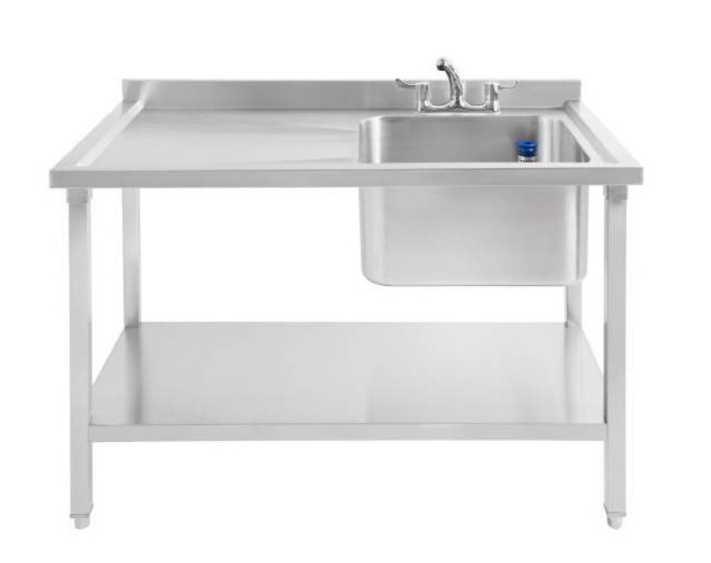 Katerbay - Atlas - Sbrd1200 Single Bowl Sink, Right Drainer