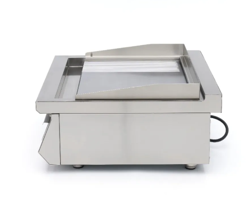 Induction Griddle 700 - Smooth and Grooved - 5000W - Double