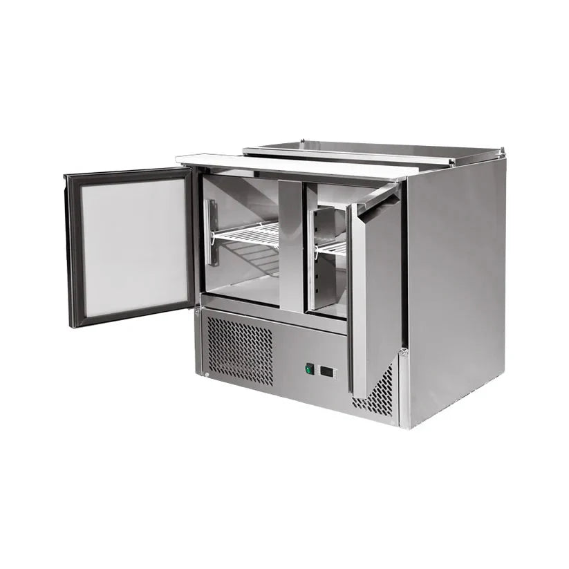 Refrigerated salad with 2 doors - THS900 All Stop Trading