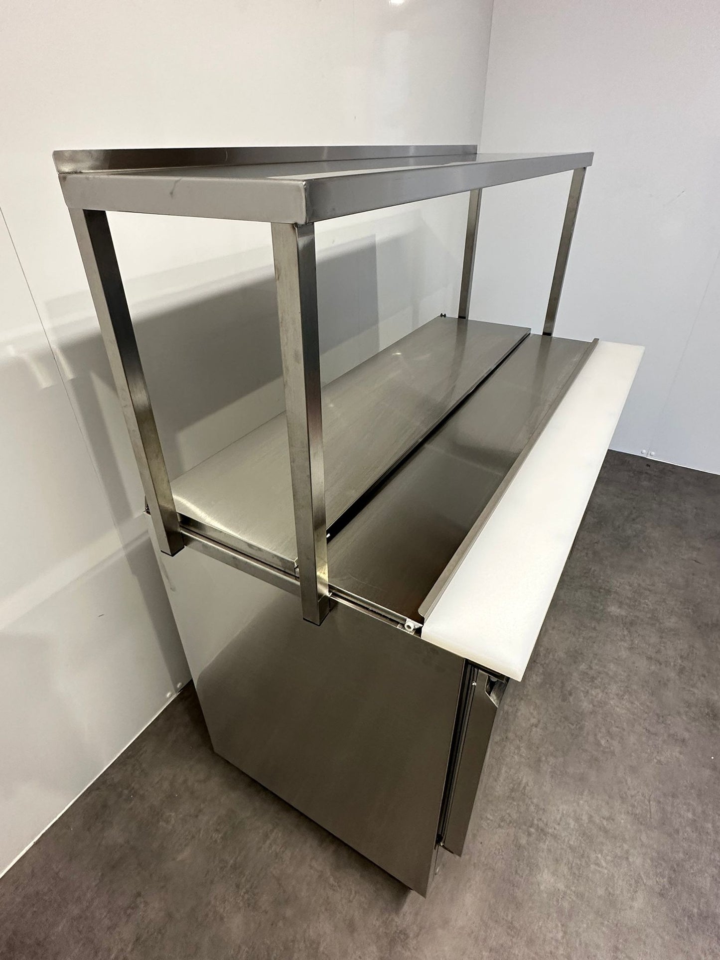 Finntec 3 Doors Saladette fridge + over-shelf OT1365FN All Stop Trading