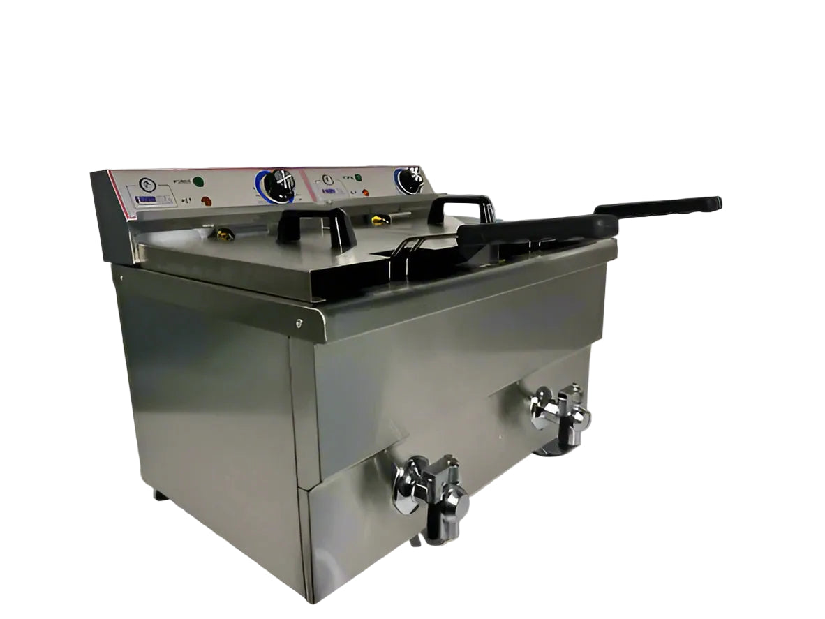 Finntec Counter top Electric Fryer 2 x 12ltr All Stop Trading