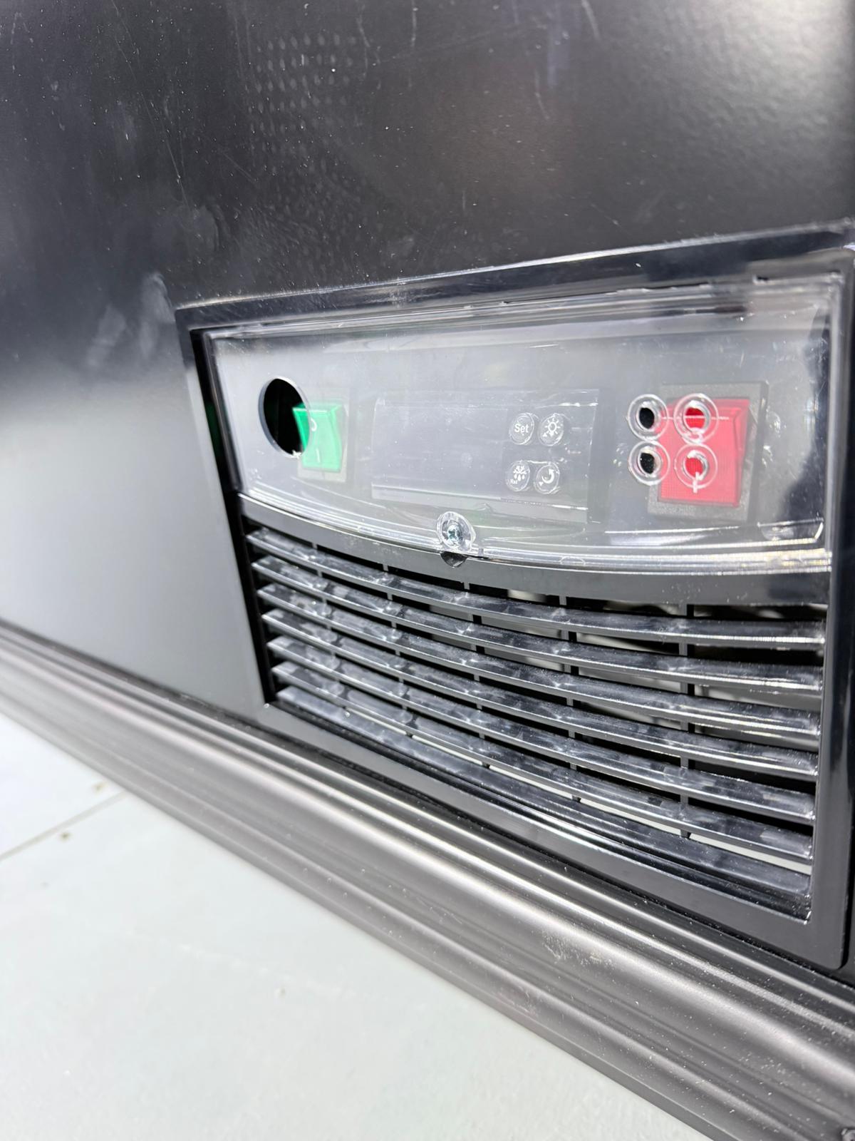 Heavy Duty Glass Lid Chest Freezer Sliding Door 2.5m