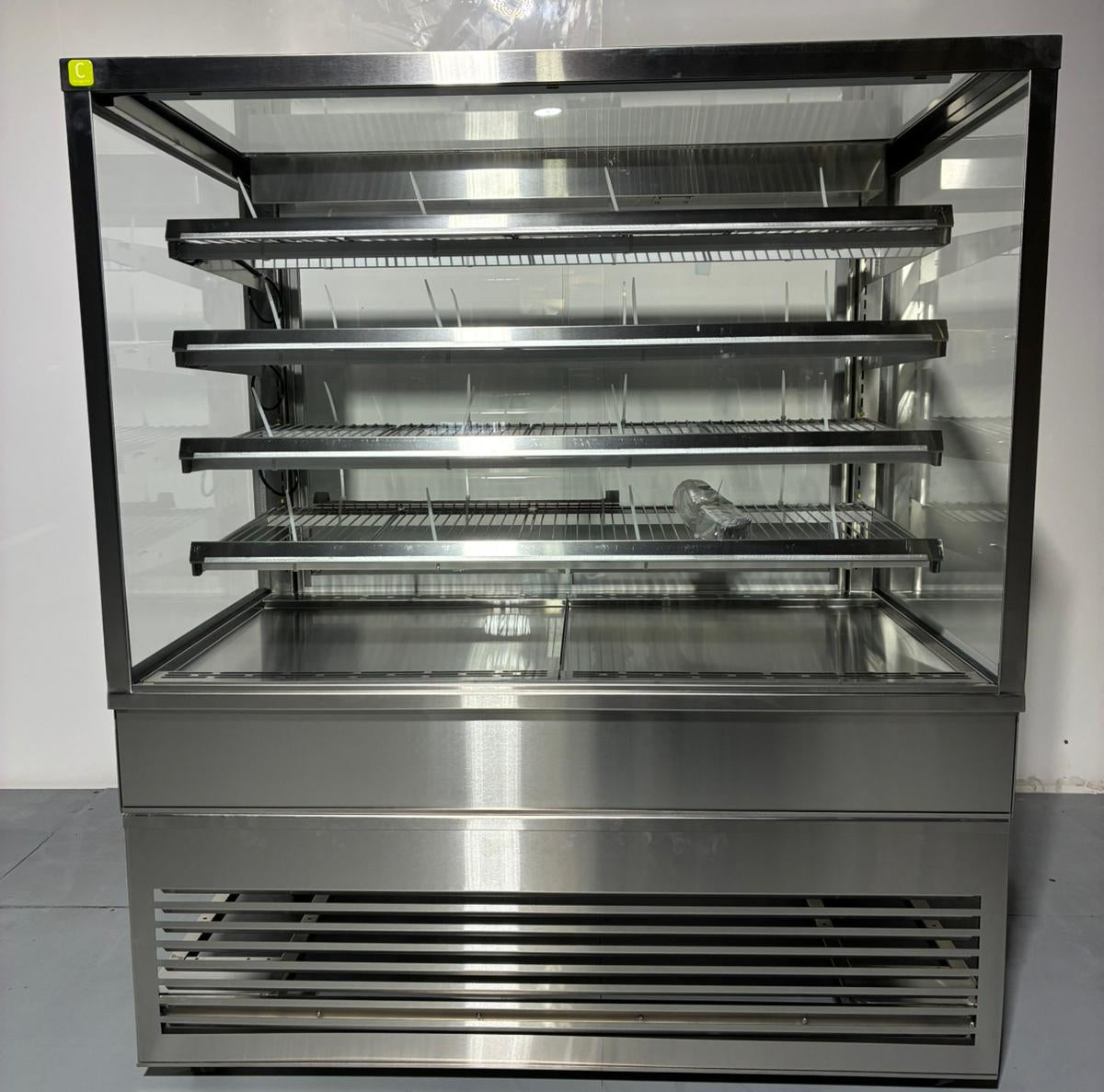 Cossiga Heated Solid Front With Rear Glass Doors Display 1.2m