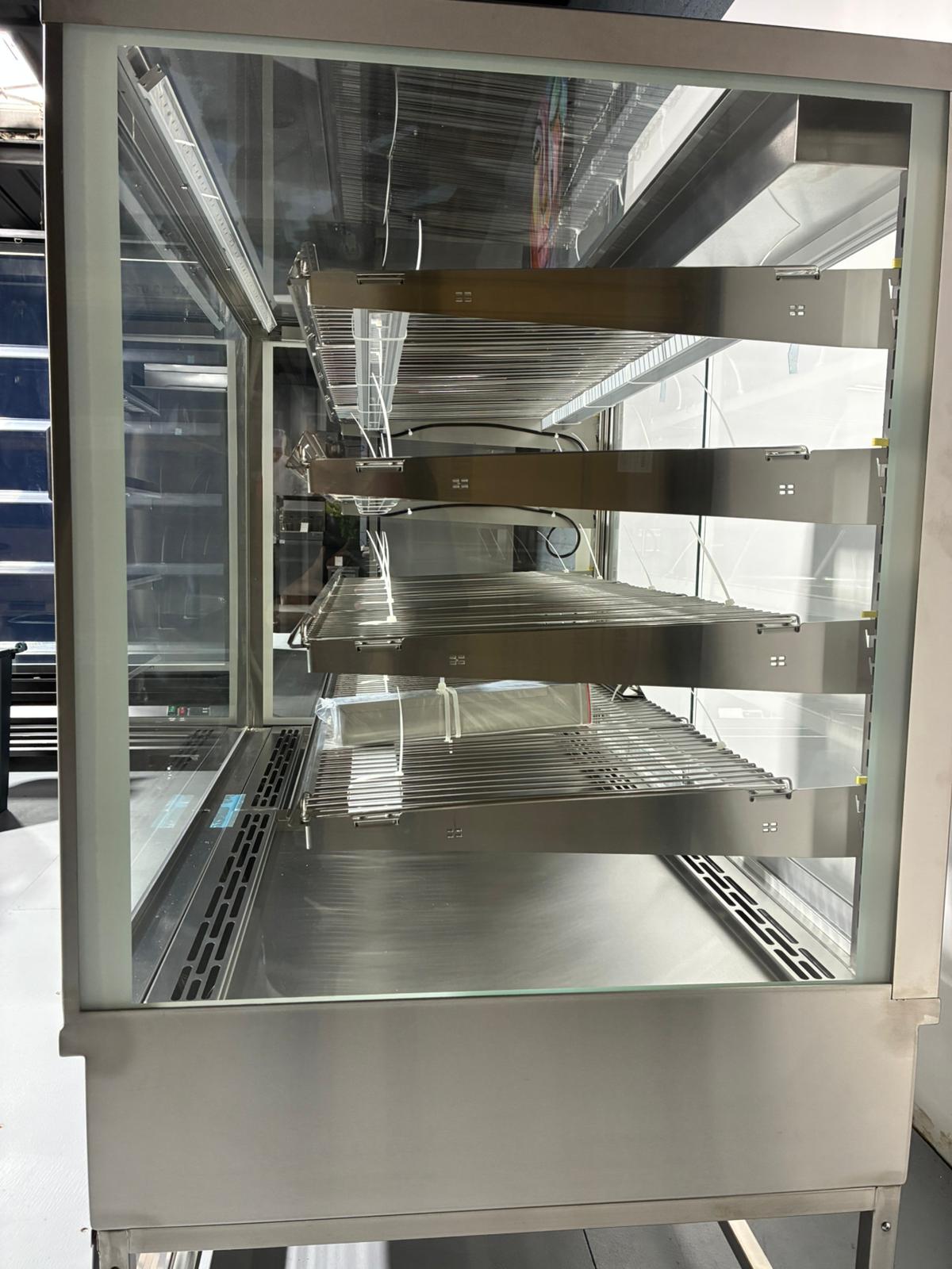 Cossiga Heated Solid Front With Rear Glass Doors Display 1.2m