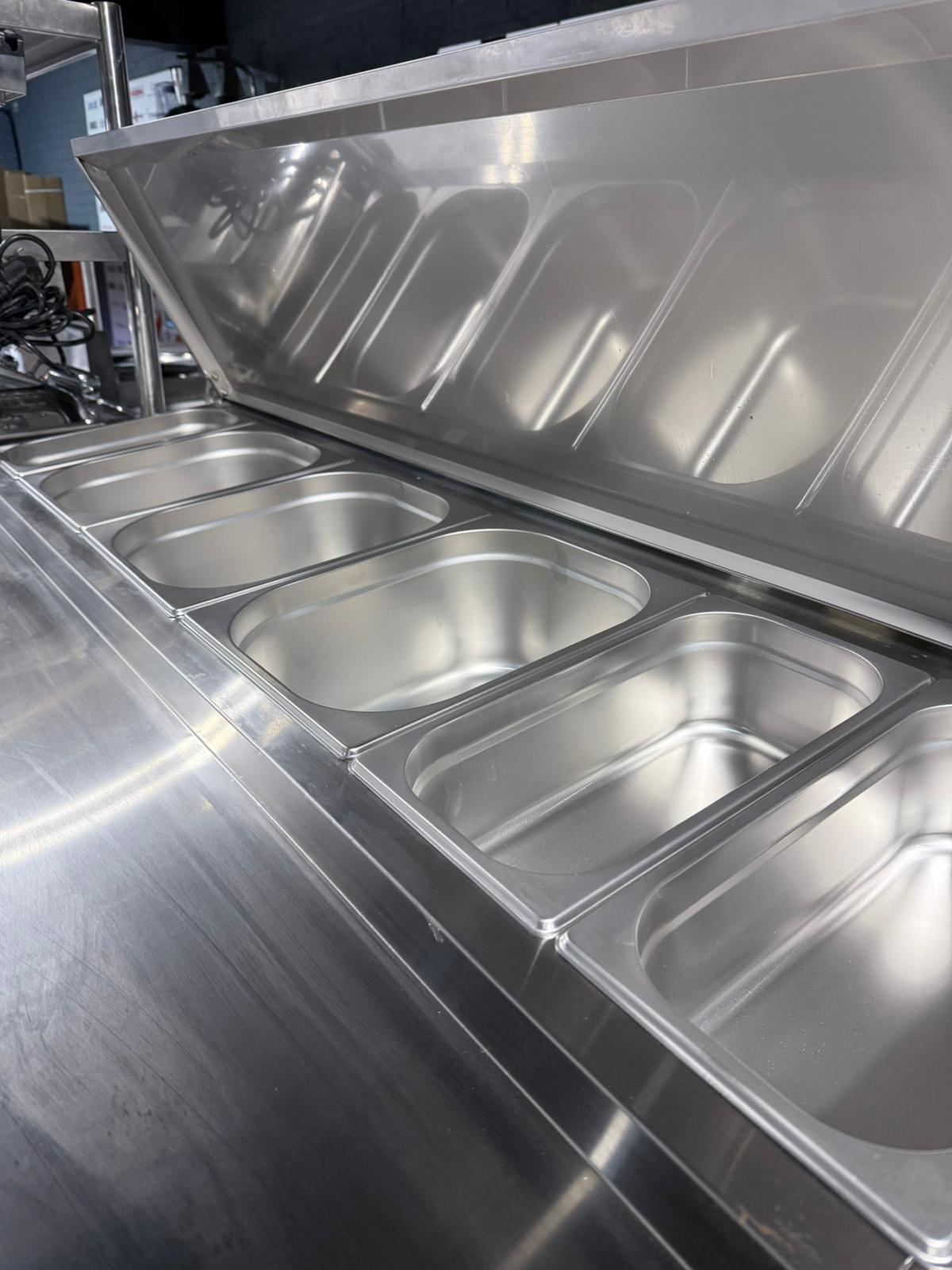 Refrigerated Salad Set with 3 Doors - FT-THPS300