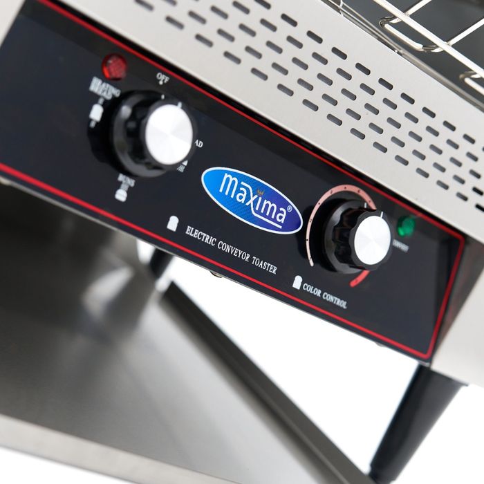 Toaster Conveyor - 450 Slices/H - Adjustable Speed - Incl Crumb Tray