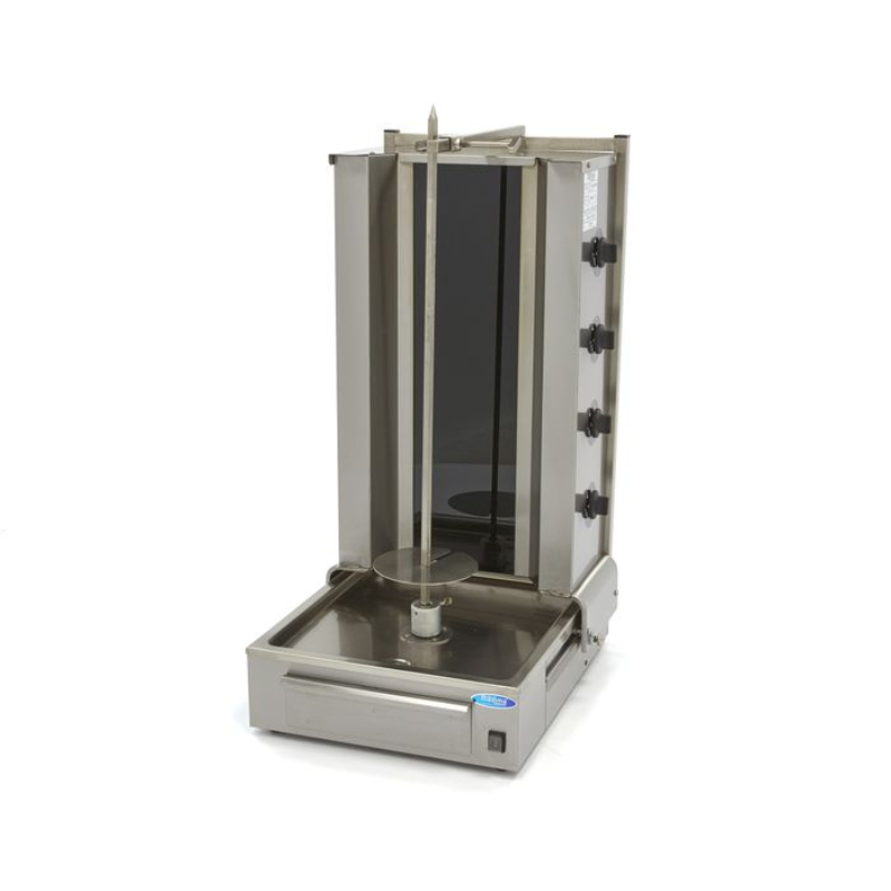 Kebab Grill - 4 Burners - 70kg Meat - Electric - SKU 9370250 All Stop Trading