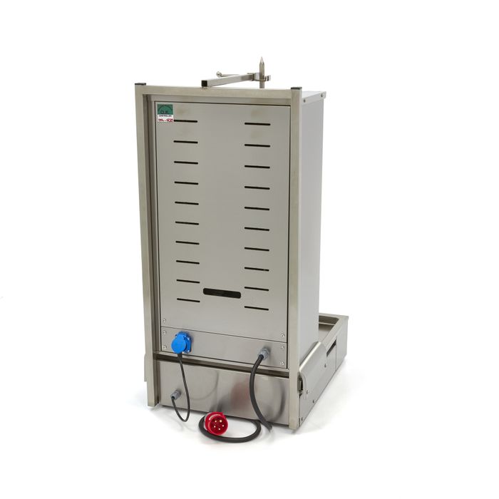 Kebab Grill - 4 Burners - 70kg Meat - Electric - SKU 9370250 All Stop Trading