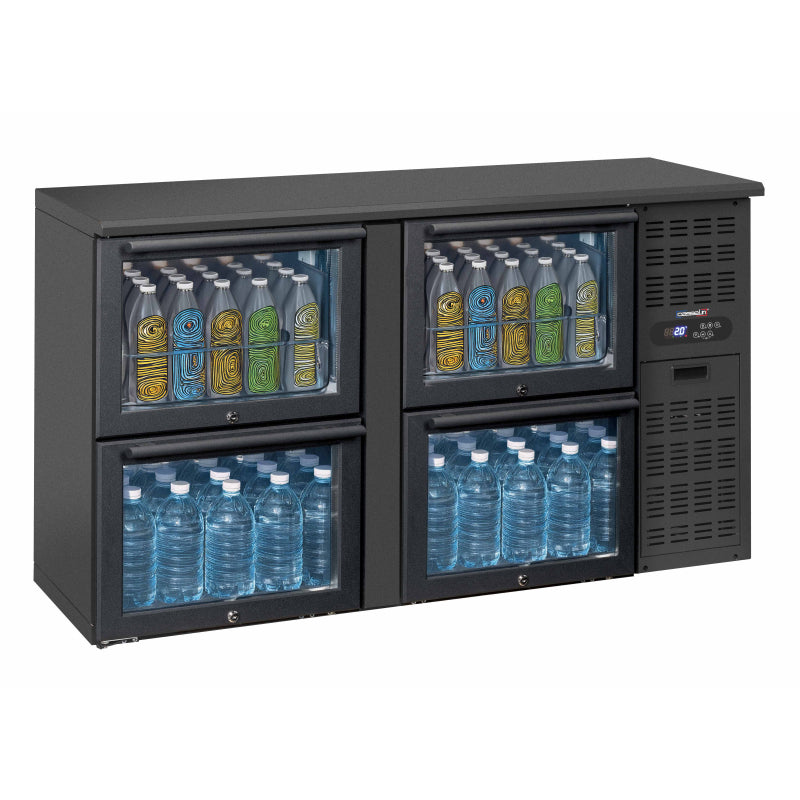 Back bar chiller 2 x 2 glass drawers - CAB22TV