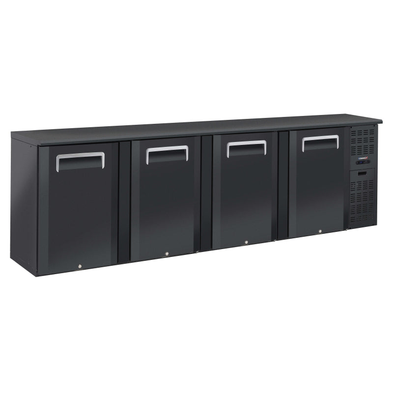 Back bar chiller 4 solid doors - CAB4PP