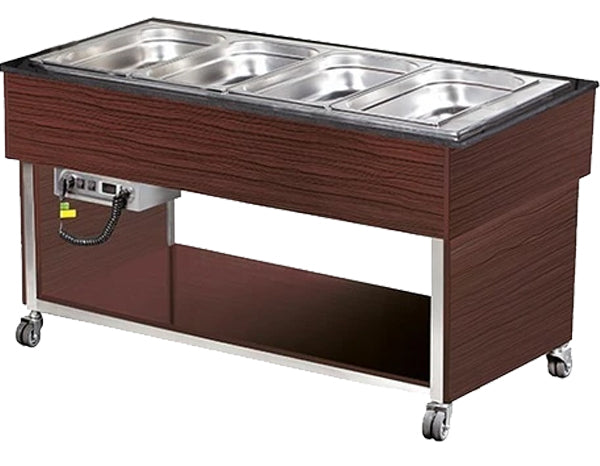 4x-gn1/1-hot-buffet-display