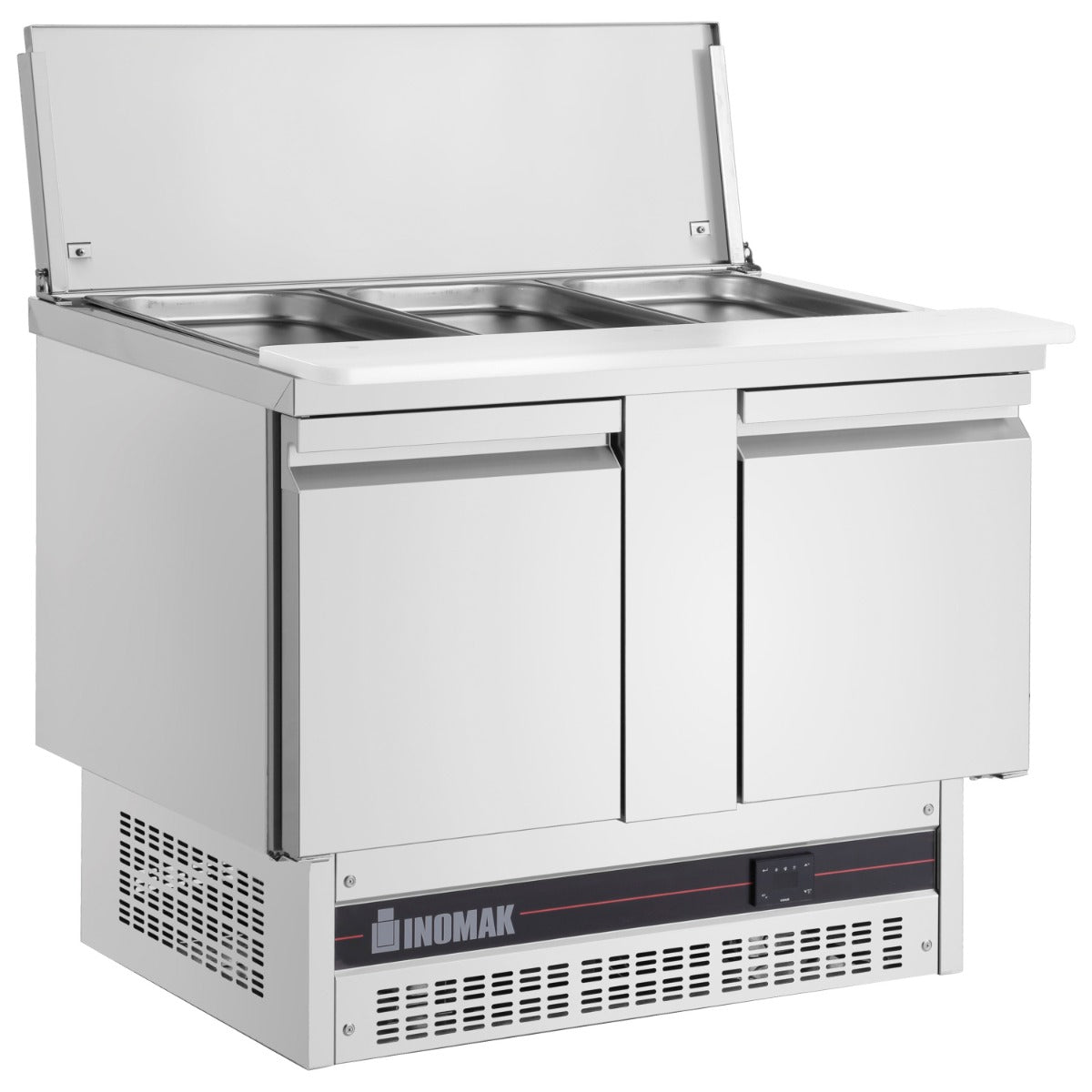 double-hinged-door-gastronorm-saladette-with-cutting-board