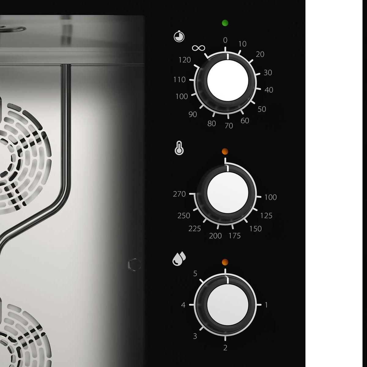 EKA - MKF 664 S - Electric combi oven 6 trays 600 x 400 mm with electromechanic panel without steam
