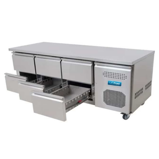 CR1800G-6RD 6 Drawer Counter Refrigerator