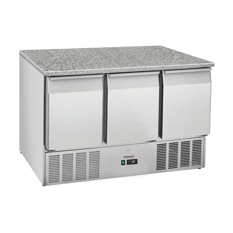 Refrigerated serving table 3 doors GN 1/1 Granit - CDR3PG