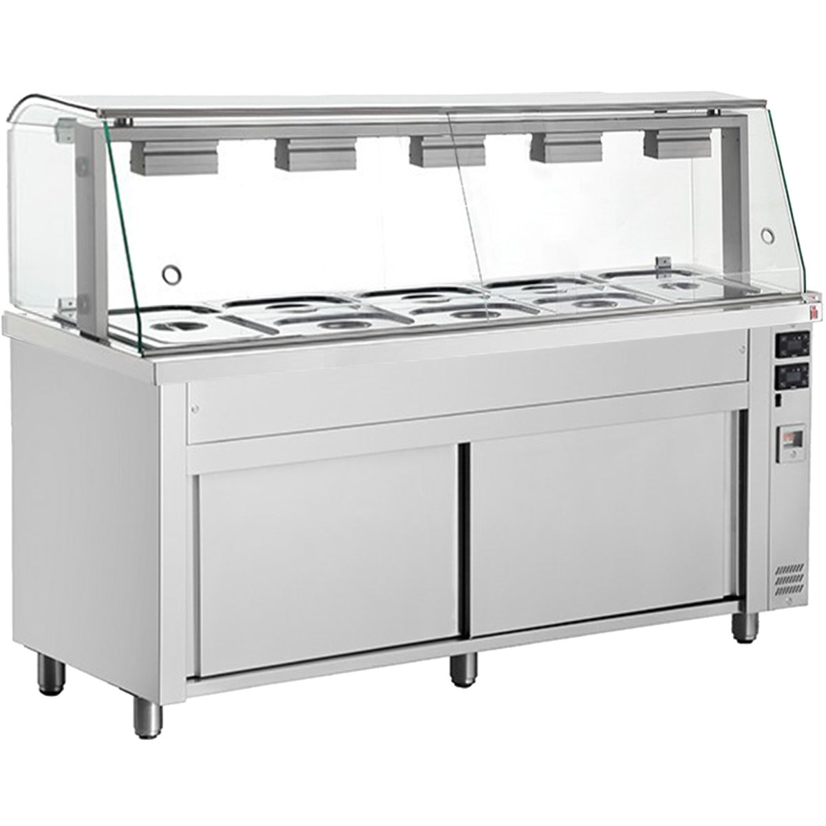 bain-marie-with-glass-canopy-5x-gn1/1