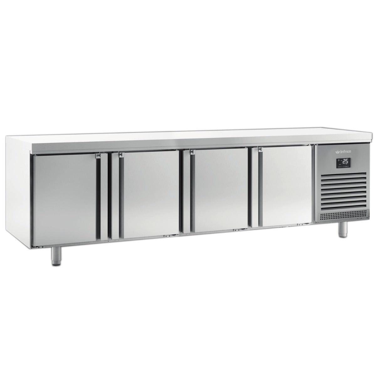 four-hinged-door-refrigerated-counter