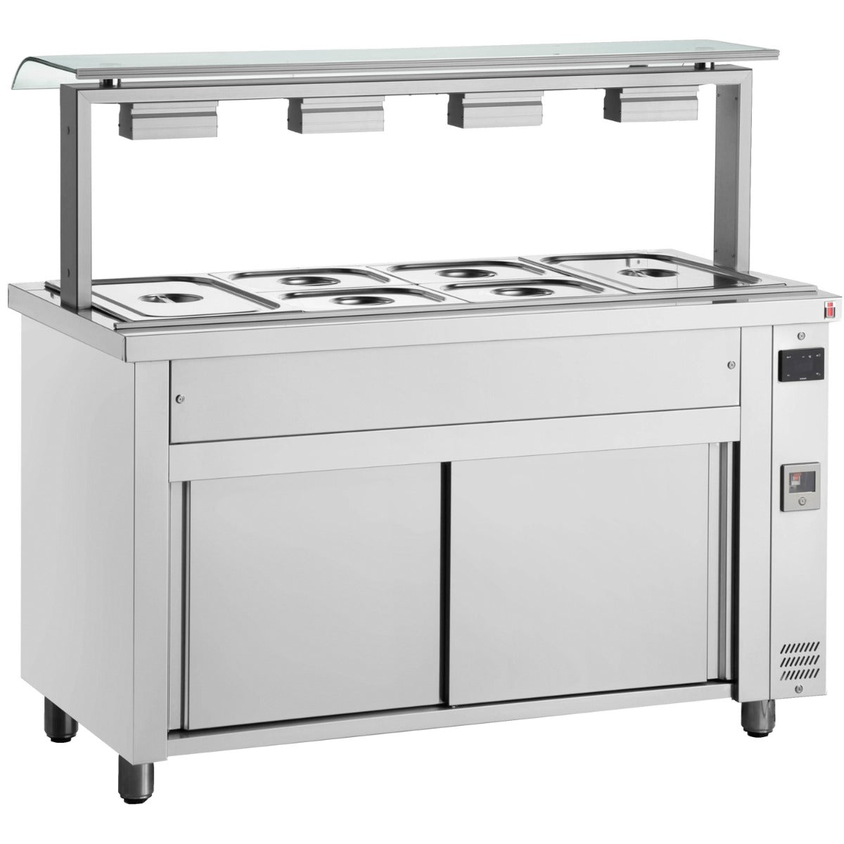 bain-marie-with-sneeze-guard-4x-gn1/1