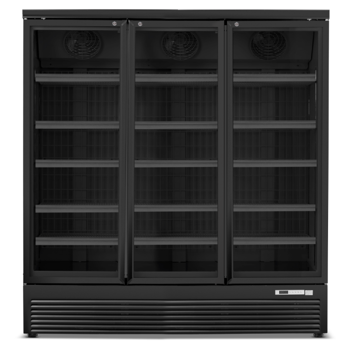Triple Hinged Glass Door Display Freezer