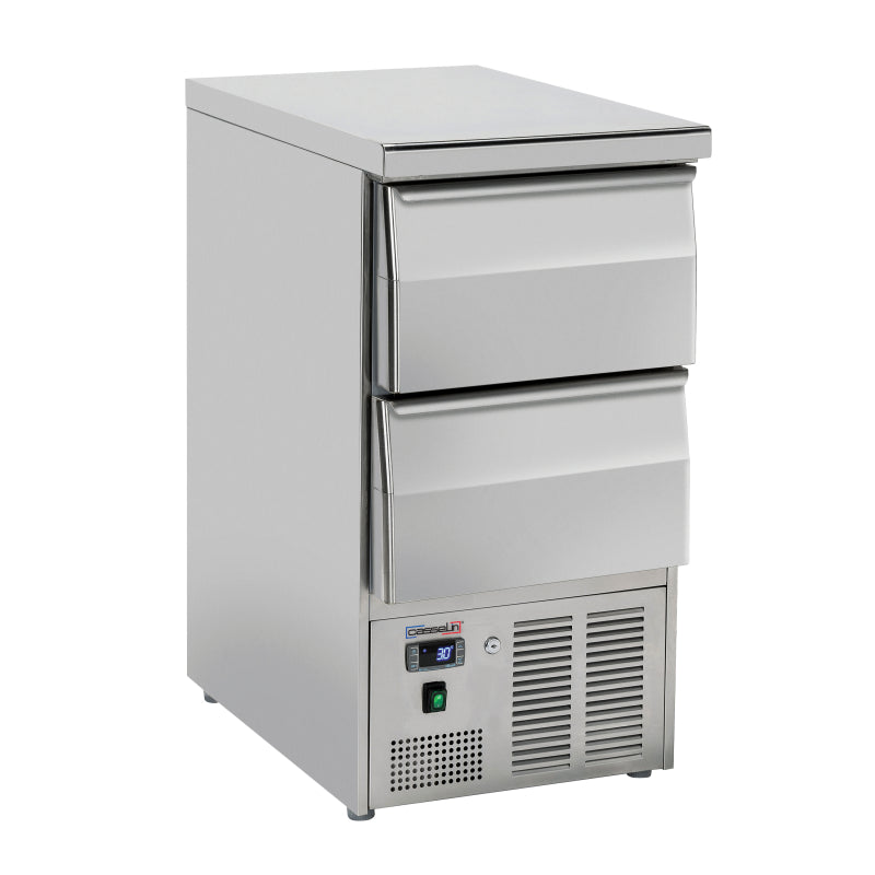 Saladette - Refrigerated serving table 2 drawers GN 1/1 - CSA2T