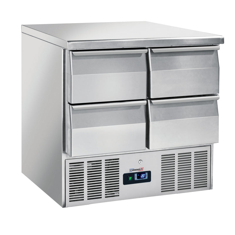 Saladette - Refrigerated serving table 4 drawers GN 1/1 - CSA4T