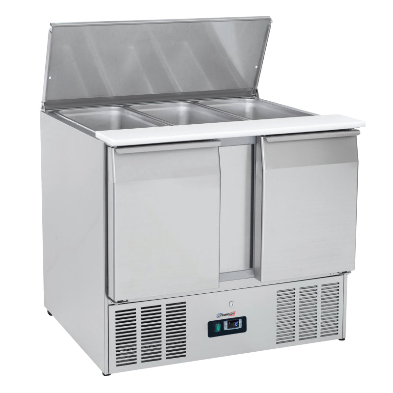 Saladette for preparation 2 doors 1045 - CSAP2P1045