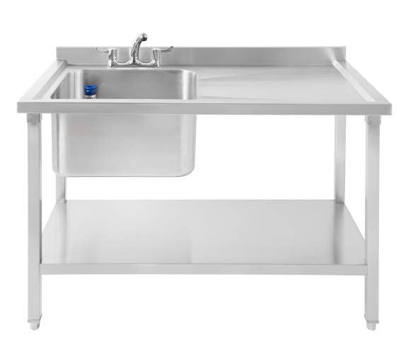 Katerbay - Atlas - SBRD1200 Single Bowl Sink, Right Drainer All Stop Trading