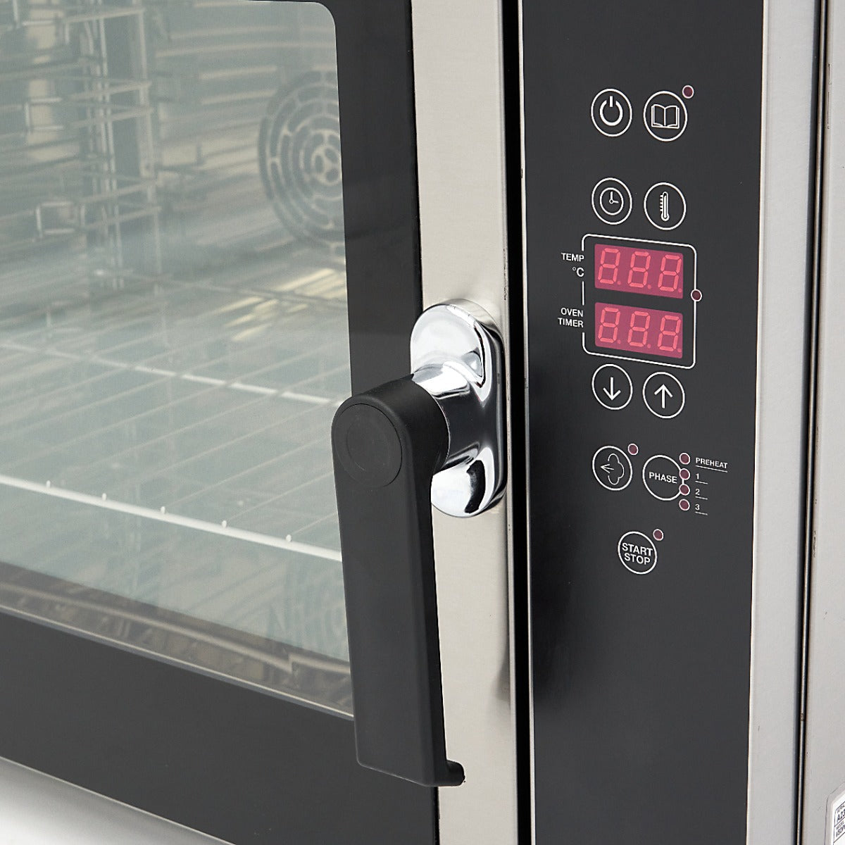 Combi Steam Oven - Fits 4 Trays (1/1 GN / 60 x 40cm) - Digital Display - 400V