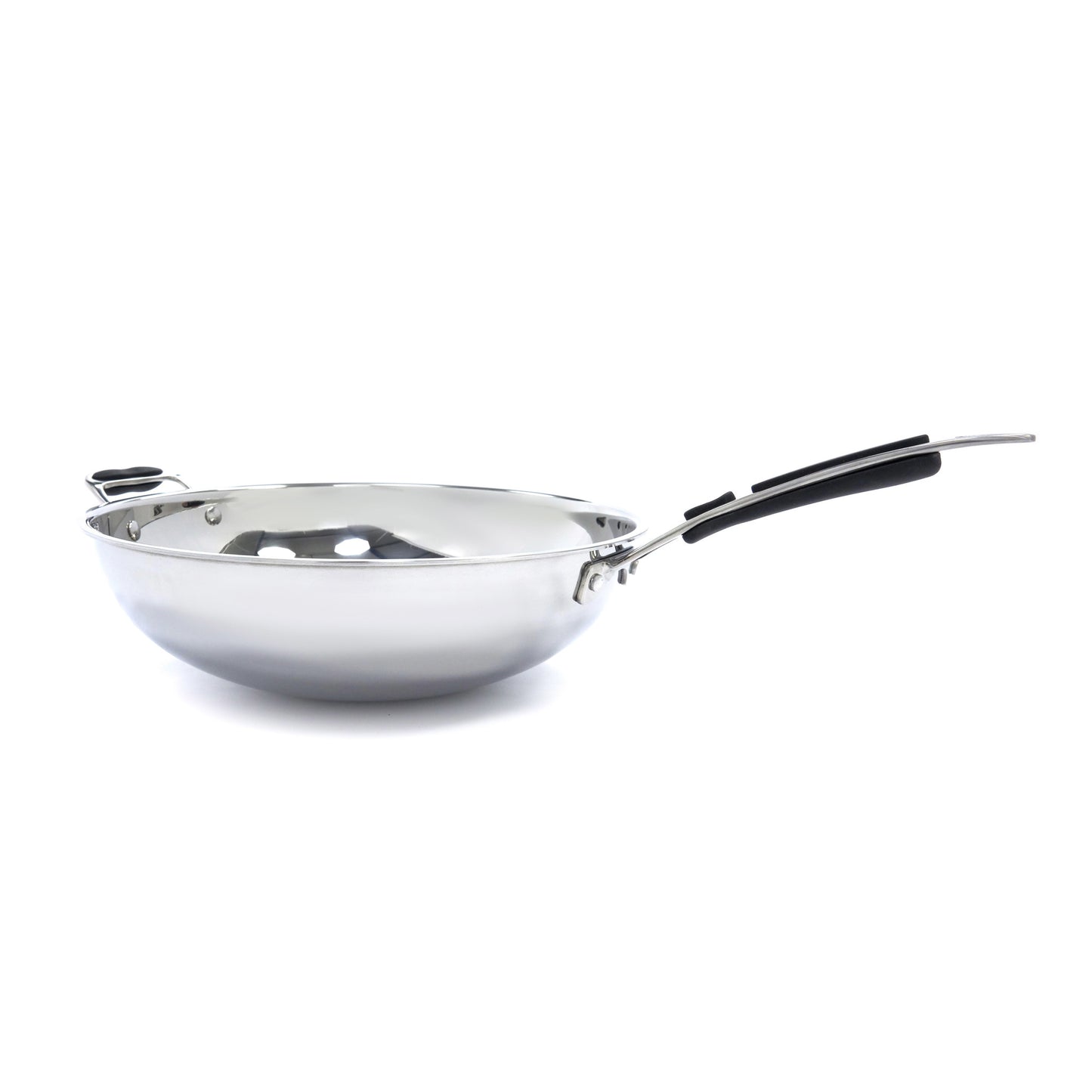 Wok Pan - Ø36cm - Stainless Steel - Induction