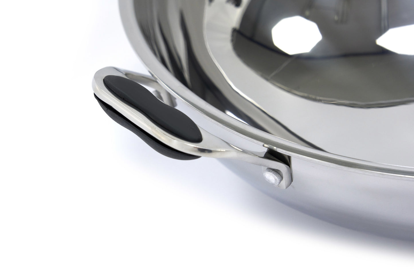 Wok Pan - Ø36cm - Stainless Steel - Induction