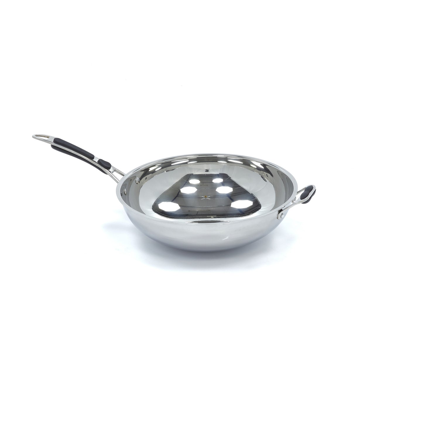 Wok Pan - Ø36cm - Stainless Steel - Induction