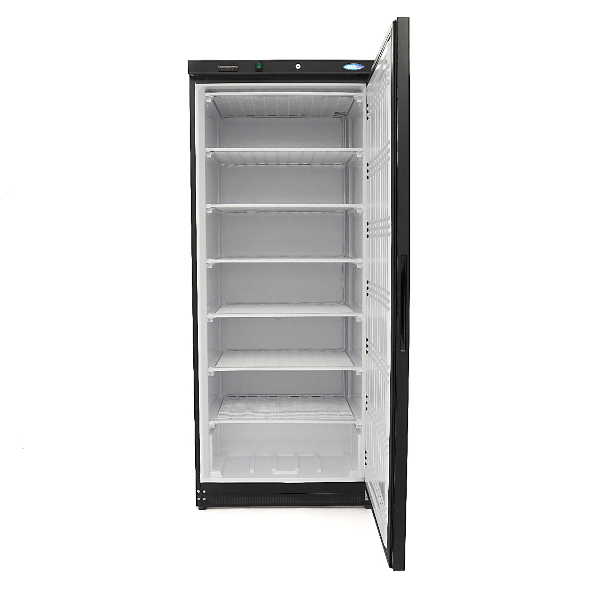 Freezer - 600L - 6 Fixed Shelves - Black