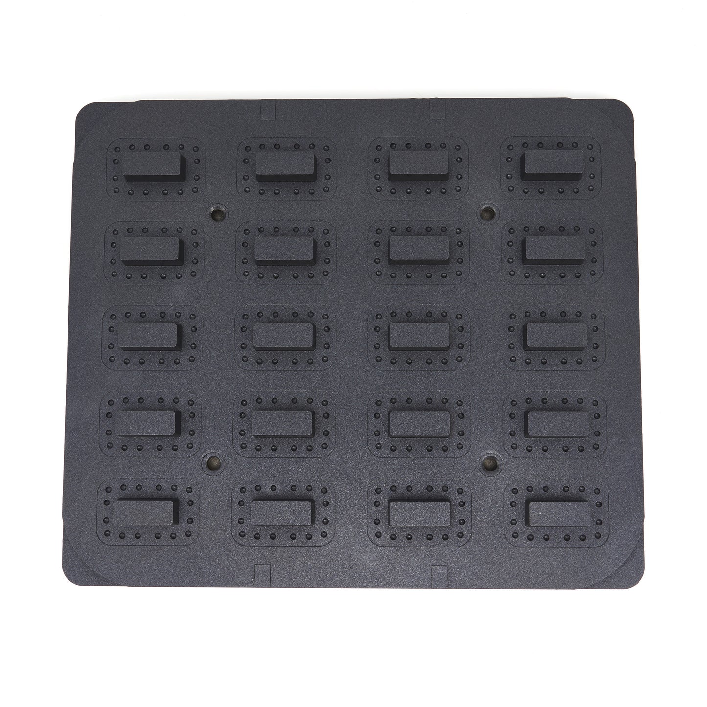 tartlet-mould---rectangle---64x41/45x22-mm---20-pieces