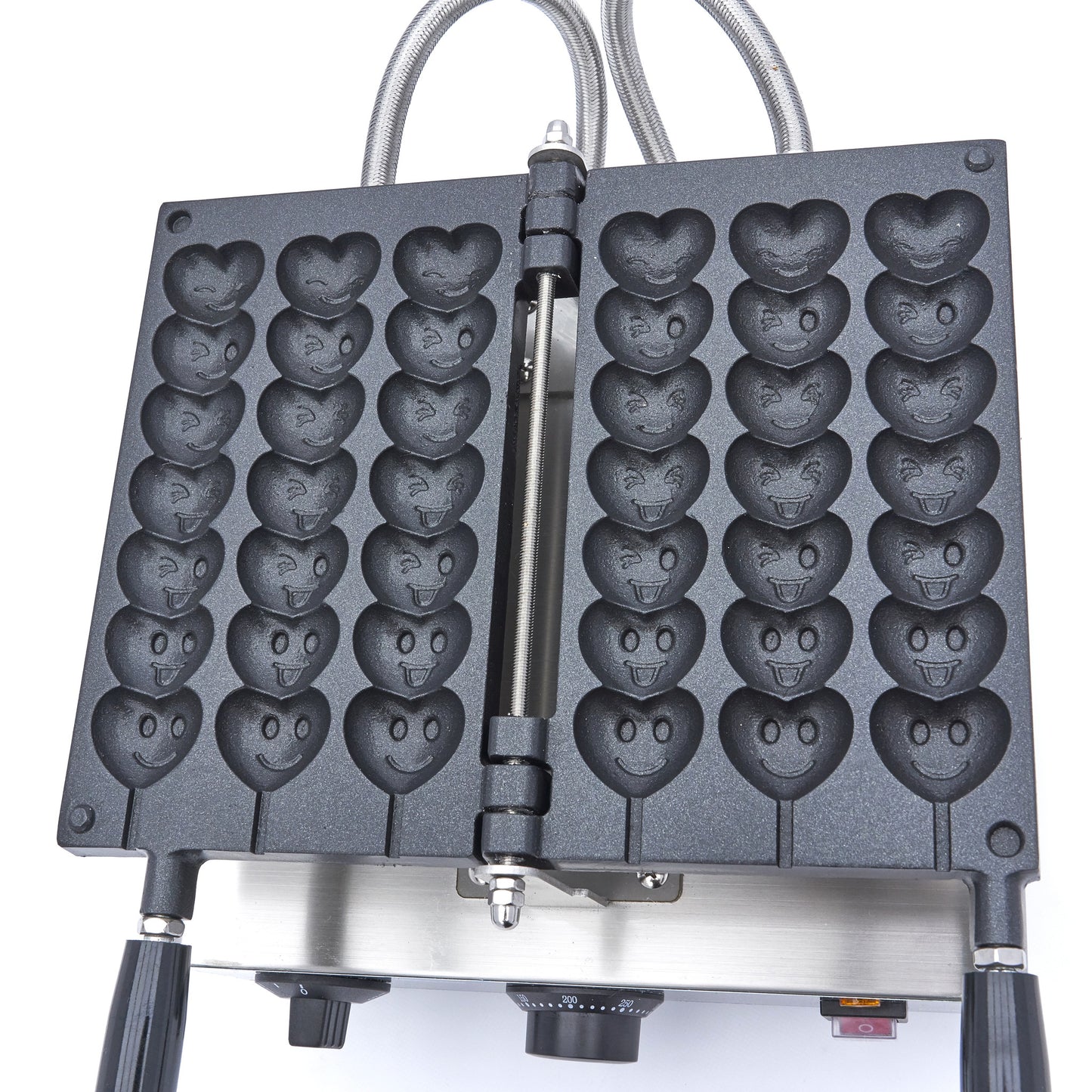 waffle-maker---3-lollies---hearts-with-emojis-on-sticks