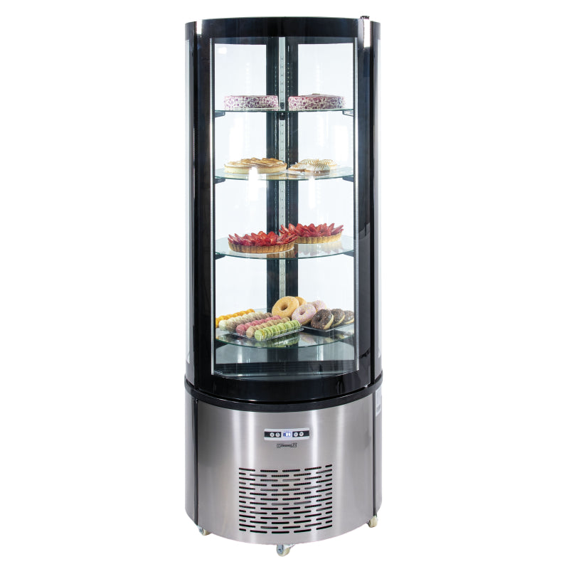 Round refrigerated display case 360 L - CVRR360L
