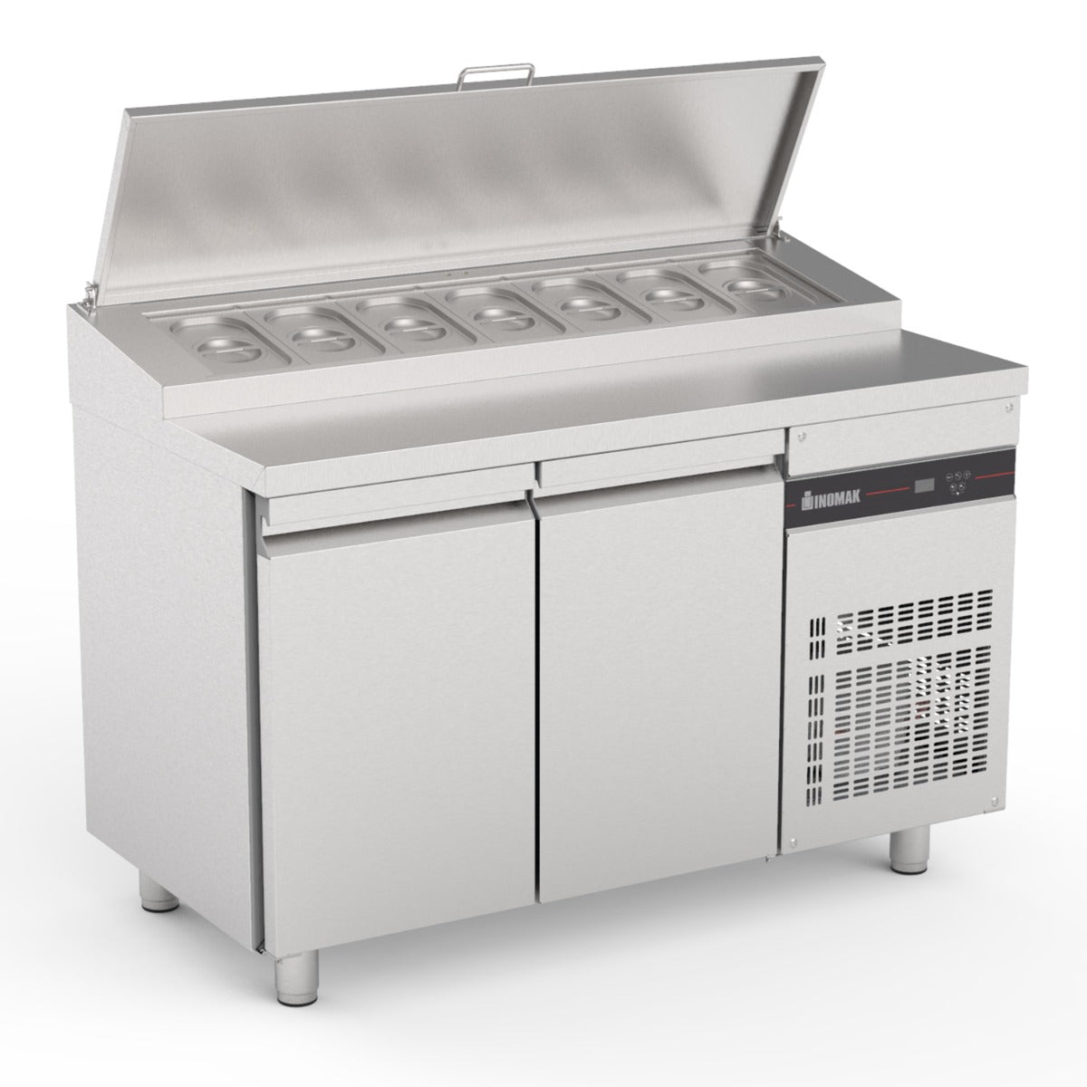 double-hinged-door-gastronorm-prep-counter-with-raised-collar