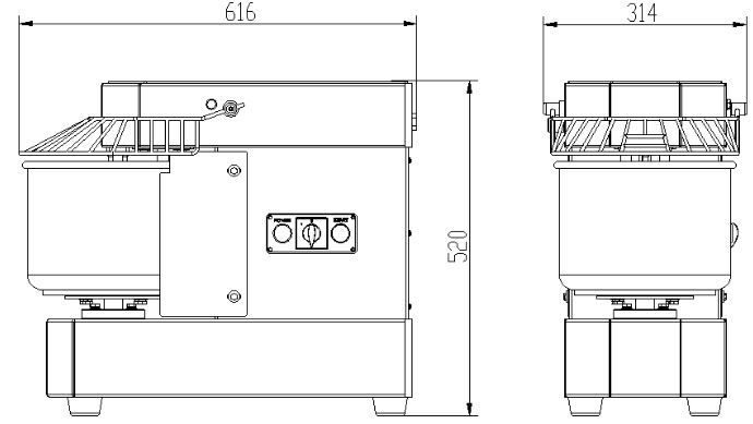 Dough Mixer 10L SKU 7062.0105