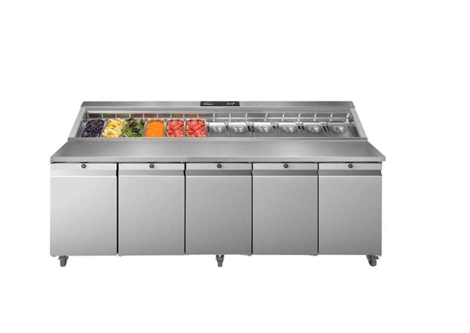 5 Door Counter Prep Fridges