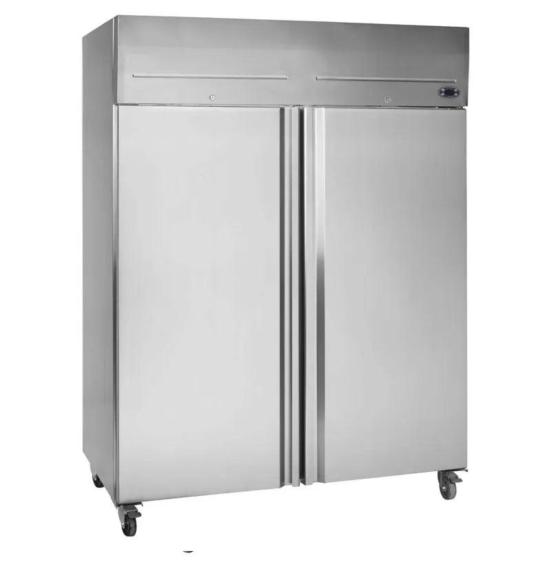 Double Door Stainless Steel Fridges