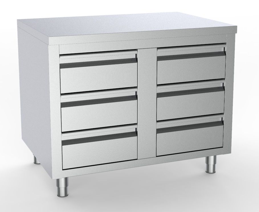 Stainless Steel Drawer Set