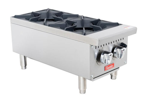 Katerbay - Banks - B20H 2 Burner Hob SKU B20H - LPG