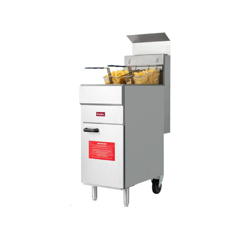 Katerbay - Banks - Gf30 Gas Twin Basket Fryer LPG
